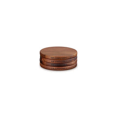 Gourmand Collection Petite Magnetic Wooden Trivet, Set of 4