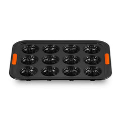 Non-stick Metal Bakeware 12-Cup Mini Fluted Cake Pan