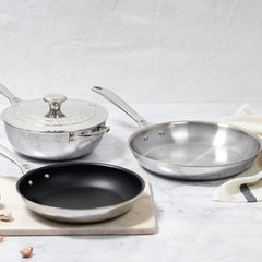 Signature Stainless Steel 4-Piece Cookware Set