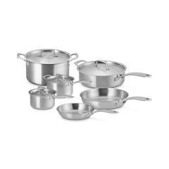 Essential Stainless Steel 10-Piece Cookware Set