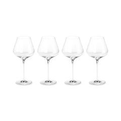 Burgundy Wine Glasses, Set of 4