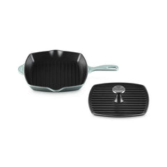 Traditional Square Skillet Grill and Panini Press Set