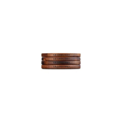 Gourmand Collection Petite Magnetic Wooden Trivet, Set of 4