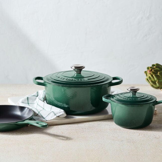 Signature Enameled Cast Iron 5-Piece Cookware SetArtichaut