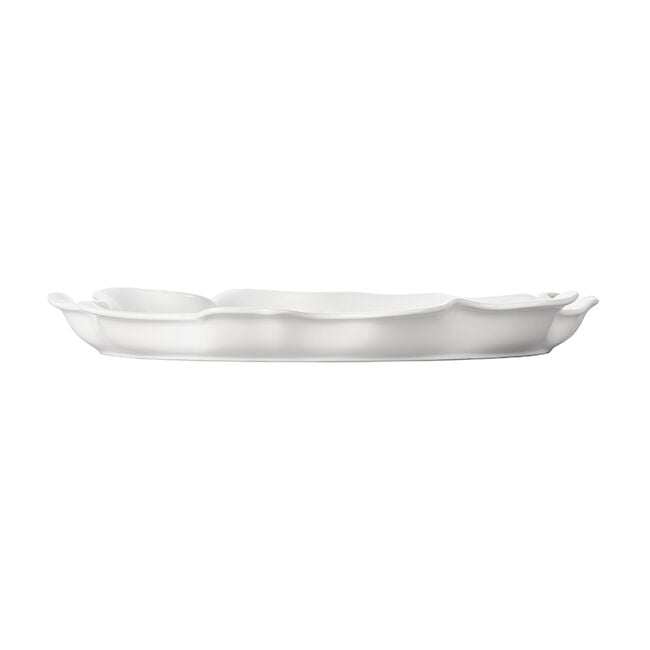 Iris Collection Serving PlatterWhite
