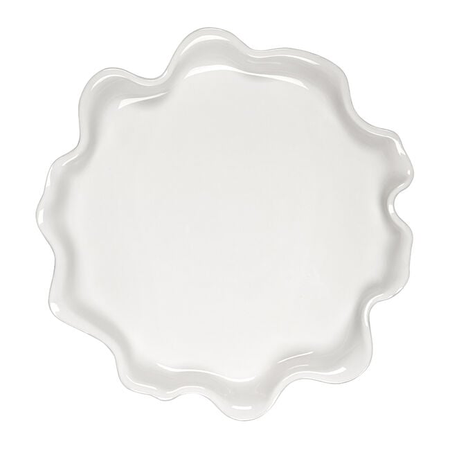Iris Collection Serving PlatterWhite