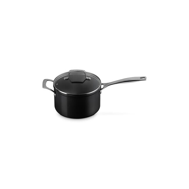 Essential Non-stick Ceramic Saucepan with Glass Lid