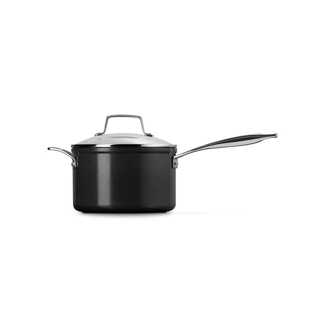 Essential Non-stick Ceramic Saucepan with Glass Lid