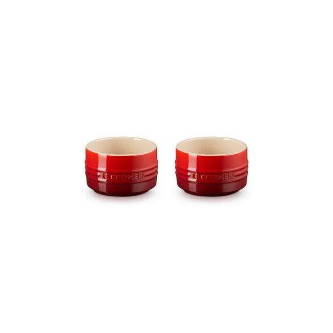 Straight Wall Ramekin, Set of 2Cerise