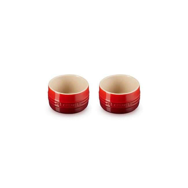 Straight Wall Ramekin, Set of 2Cerise