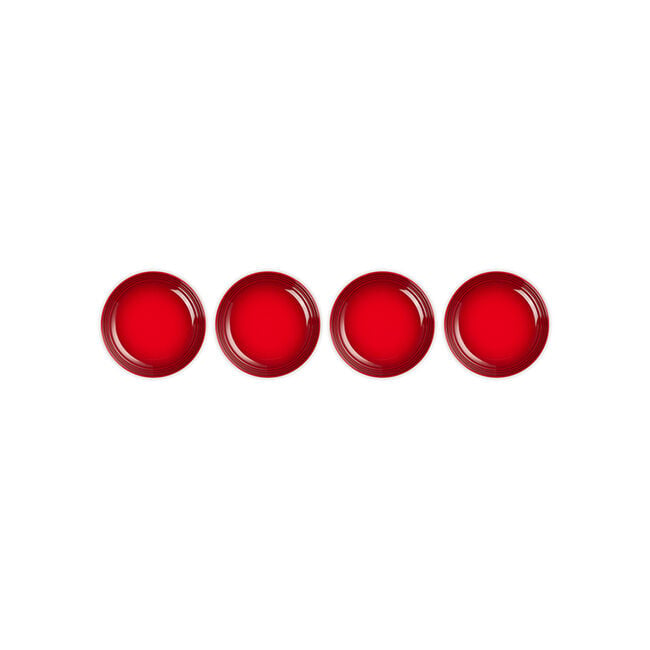 Vancouver Pasta Bowls, Set of 4Cerise