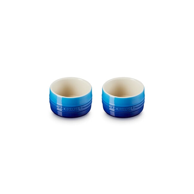 Straight Wall Ramekin, Set of 2Azure