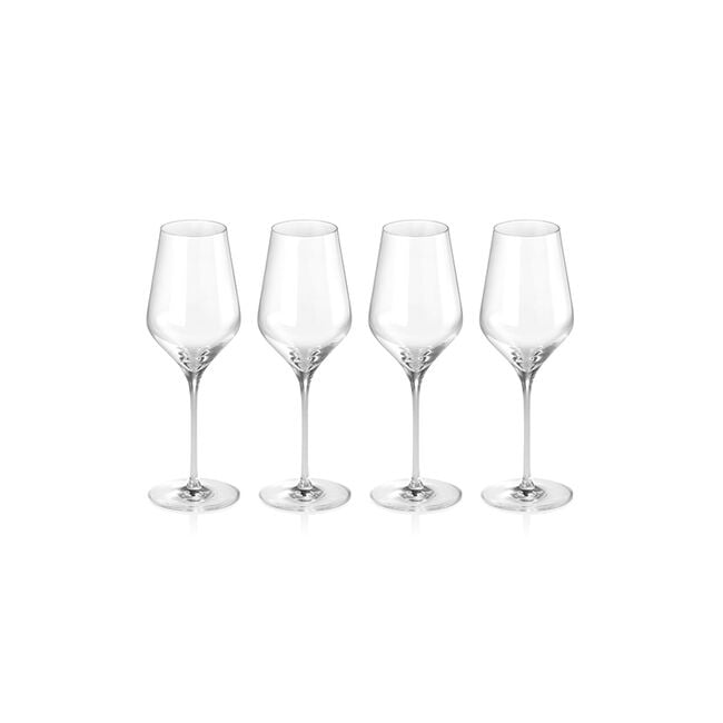 White Wine Glasses, Set of 4