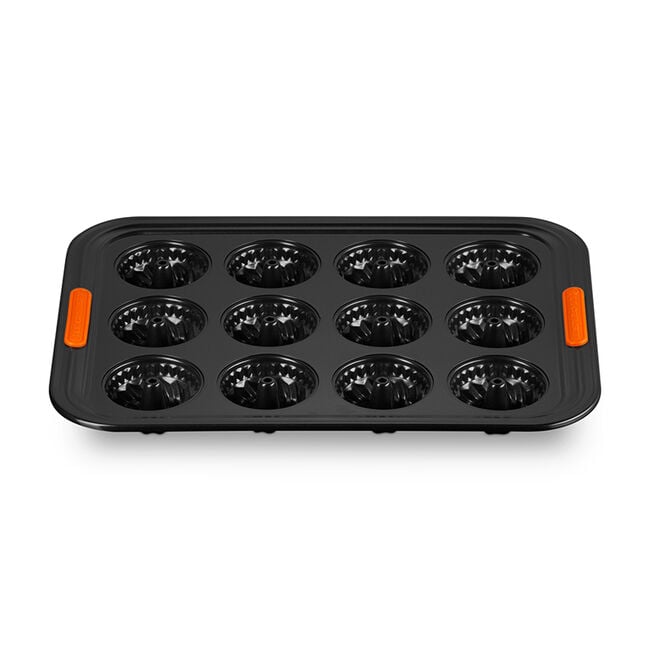 Non-stick Metal Bakeware 12-Cup Mini Fluted Cake Pan