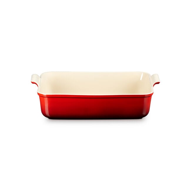 Heritage Deep Rectangular Lasagna DishCerise