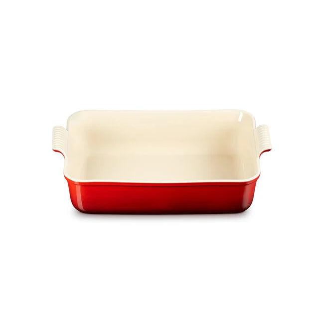 Heritage Deep Rectangular Lasagna DishCerise