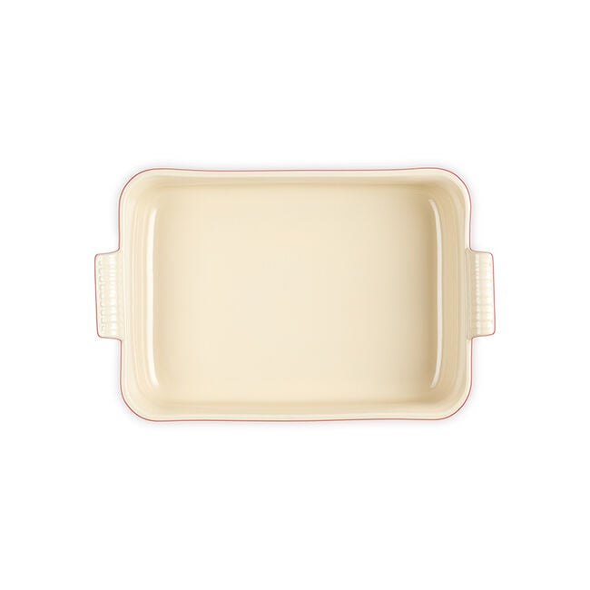 Heritage Deep Rectangular Lasagna DishCerise