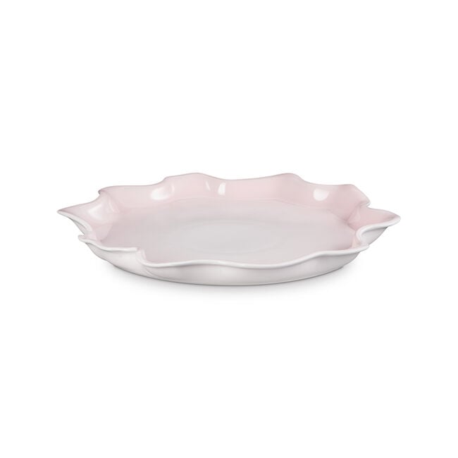 Iris Collection Serving PlatterShell Pink