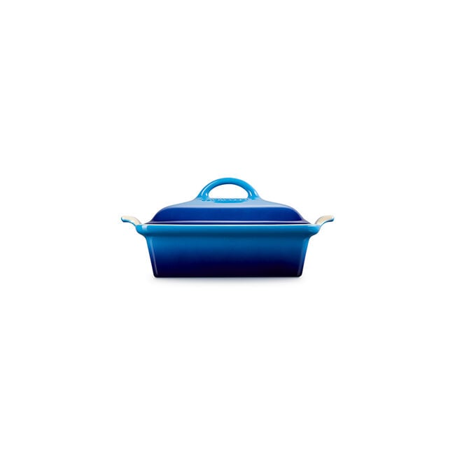 Heritage Shallow Square CasseroleAzure