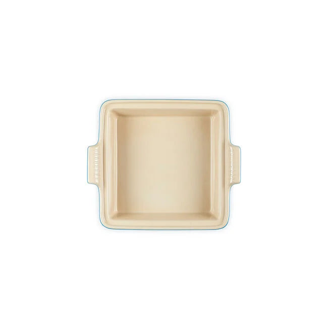 Heritage Shallow Square CasseroleAzure