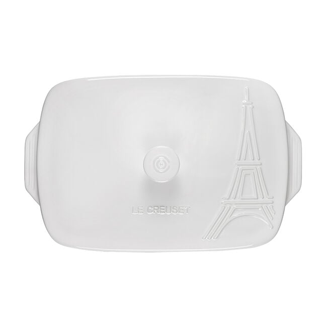 Eiffel Tower Collection Signature Rectangular CasseroleWhite
