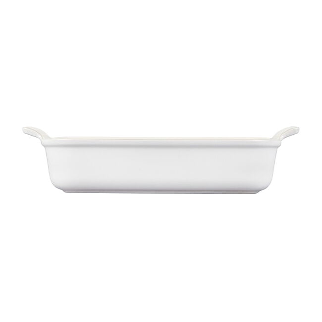 Heritage Rectangular DishMatte White