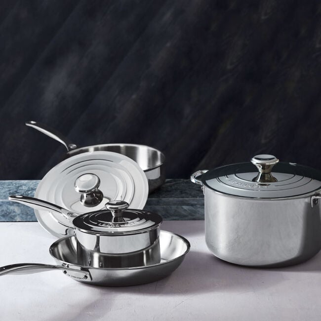 Signature Stainless Steel 7-Piece Cookware Set