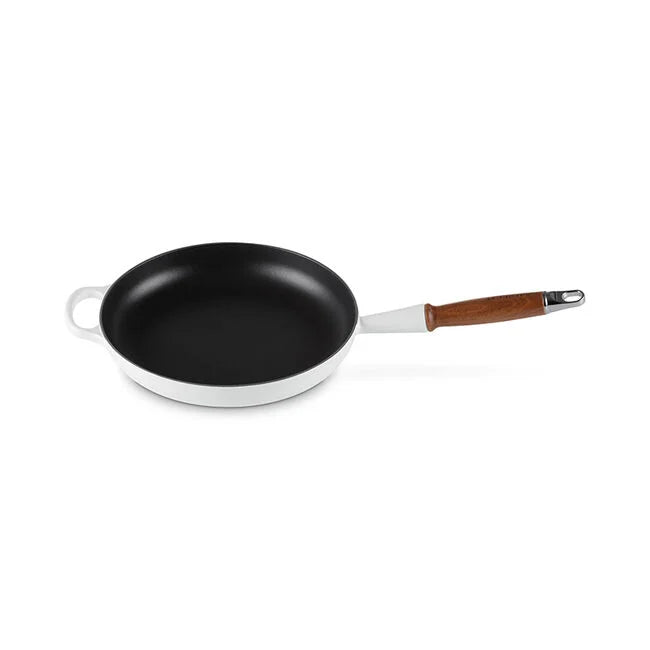 Alpine Wood Handle Fry PanWhite