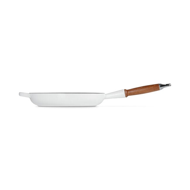Alpine Wood Handle Fry PanWhite
