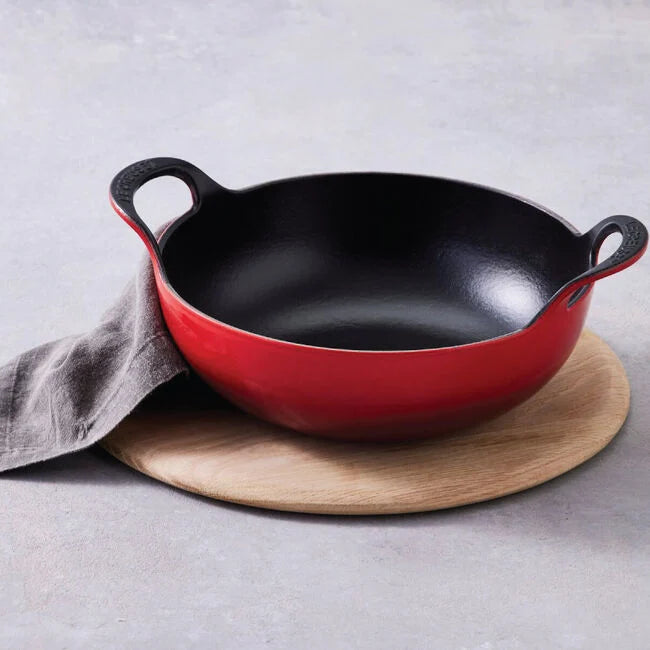 Traditional Round Balti DishCerise