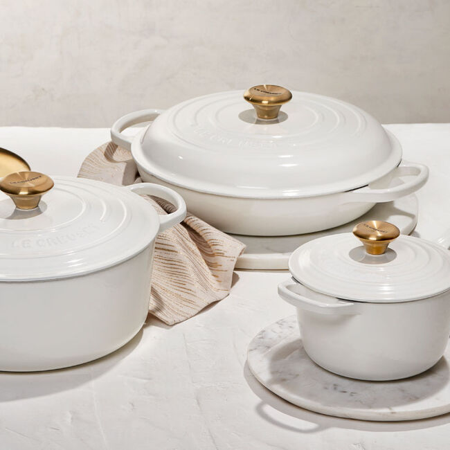 Signature Braiser with Gold Knob