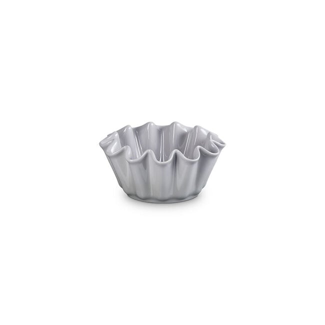 Ruffle Brioche DishFrench Grey