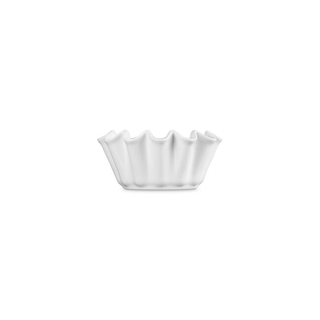 Ruffle Brioche DishWhite