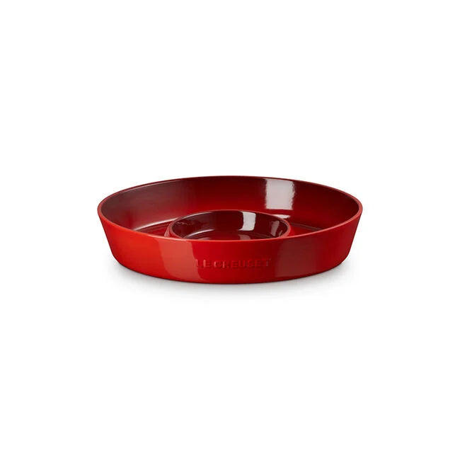 Signature Oval Chip & Dip PlatterCerise