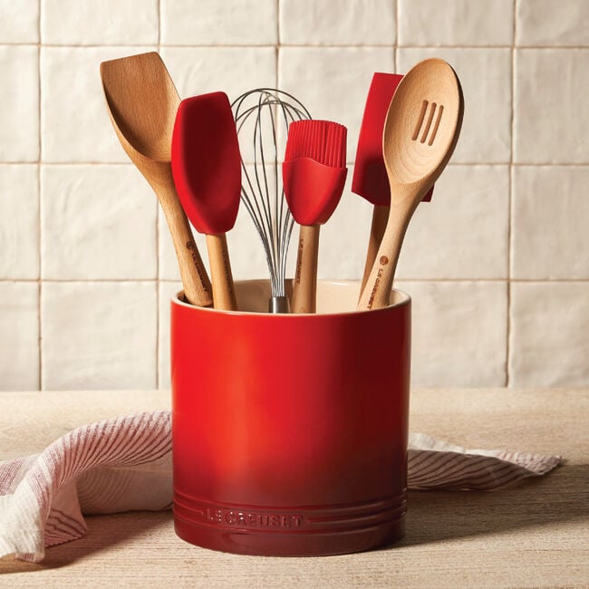 Signature Utensil CrockCerise