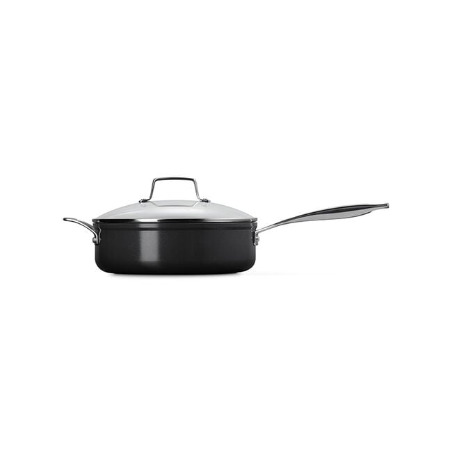 Essential Non-stick Ceramic Sauté Pan with Glass Lid