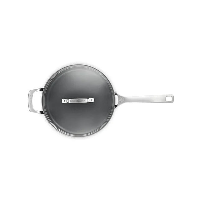 Essential Non-stick Ceramic Sauté Pan with Glass Lid