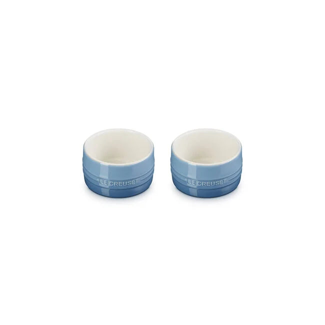 Straight Wall Ramekin, Set of 2Chambray