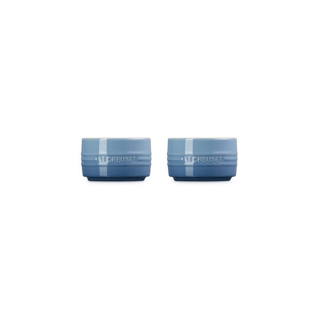 Straight Wall Ramekin, Set of 2Chambray