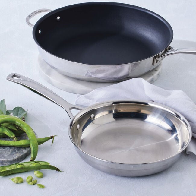 Classic Stainless Steel Round Frying Pan