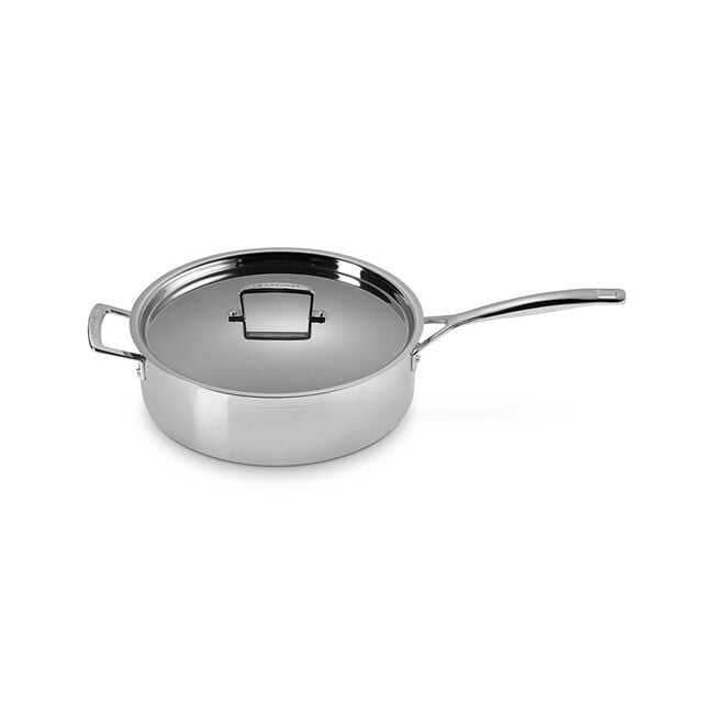 Classic Stainless Steel Sauté Pan with Lid