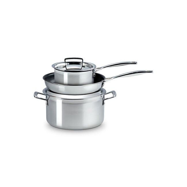 Classic Stainless Steel 5-Piece Cookware Set