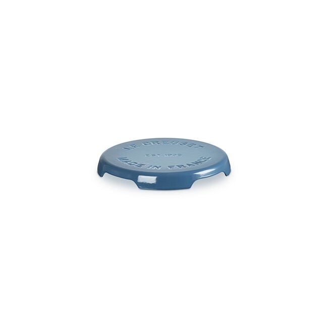 Enameled Cast Iron Signature TrivetChambray
