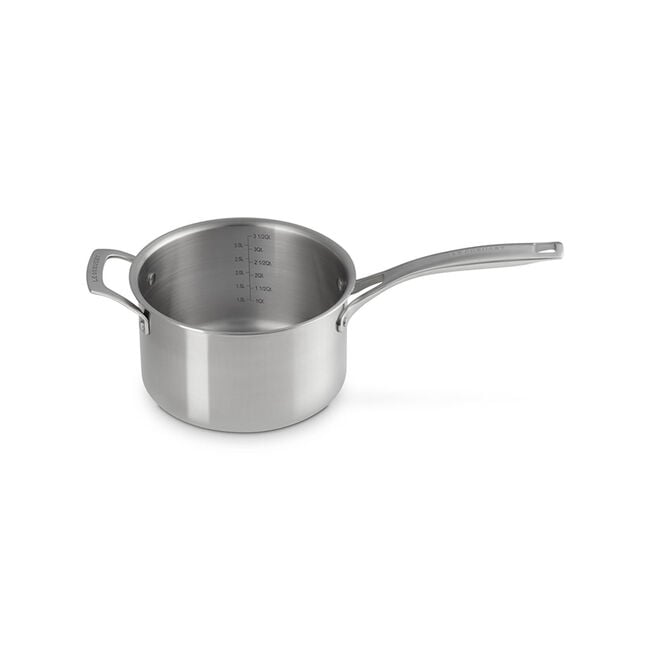 Essential Stainless Steel Saucepan with Lid