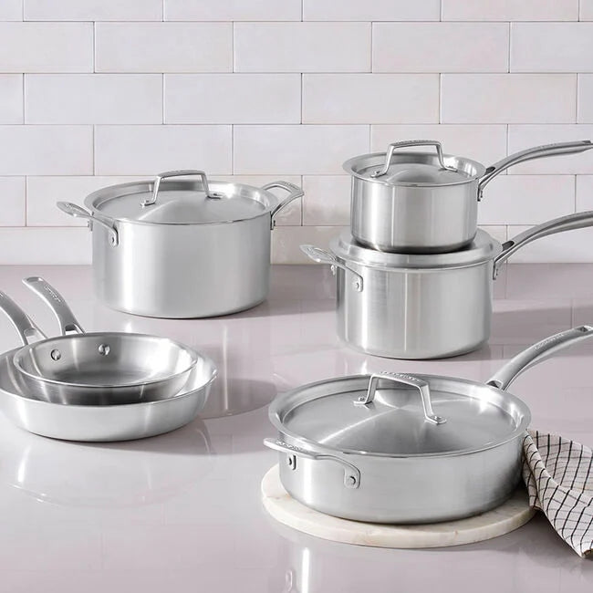 Essential Stainless Steel 10-Piece Cookware Set