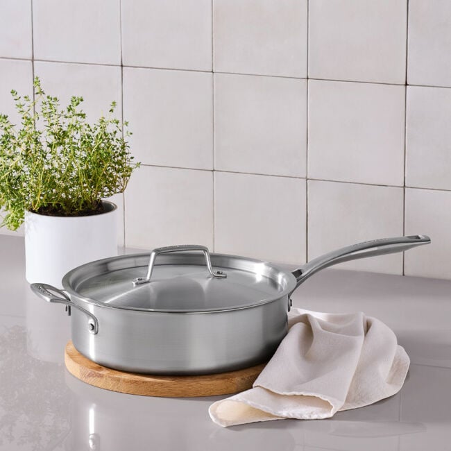 Essential Stainless Steel Sauté Pan