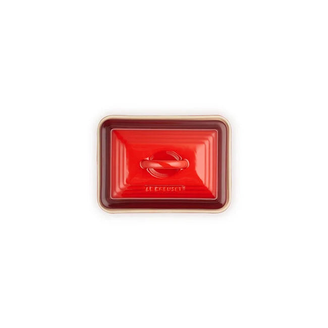 Butter DishCerise
