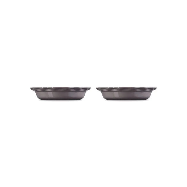 Heritage Fluted Pie Dish 2-Piece SetOyster