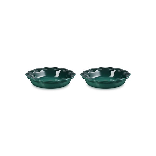 Heritage Fluted Pie Dish 2-Piece Set