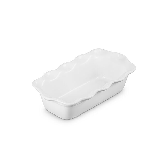 Heritage Fluted Loaf PanWhite
